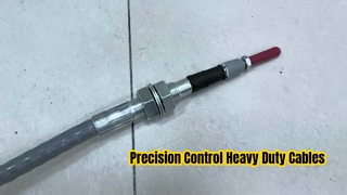 Kabel Kontrol Dorong-Tarik Dual-End Rakitan Penuh yang Dapat Disesuaikan Untuk Kontrol Gerakan Mekanis Industri