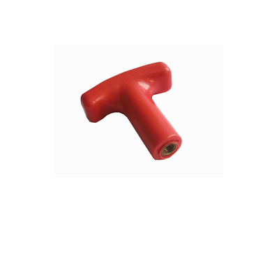 Operasi Kunci Fittings ujung kabel Merah T-Gandeng Dengan Perunggu Threaded sisipan