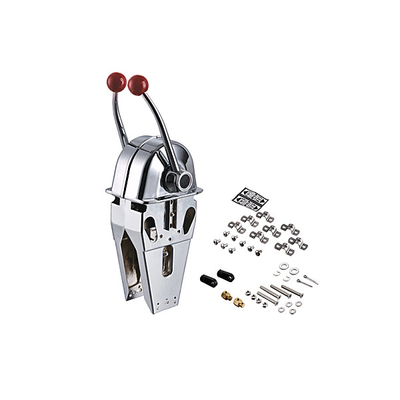 YK9D Pengendalian Mesin Lever Ganda Pengendalian Mesin Marinir Genggam Top Mount Zinc Alloy