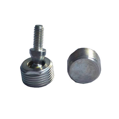 Metal Swivel Base Stud Mount Leveling Foot untuk aplikasi umum dan perakitan kabel