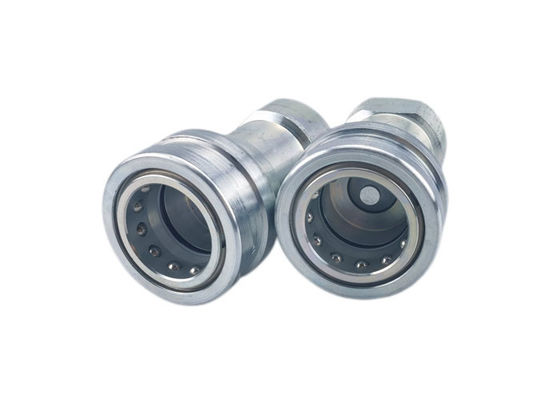 ISO7241-B Fittings hidraulik kopling cepat terbuka dan tertutup