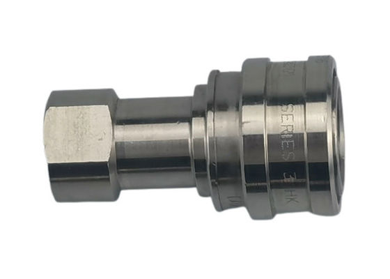 1/8'' CB-1 Seri Stainless Steel 316 Kopling Cepat Hidraulik Tipe Tutup