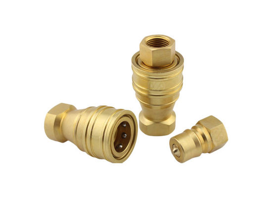 Hydraulic 800psi 2" Kuningan Quick Release Coupling Untuk Fluid