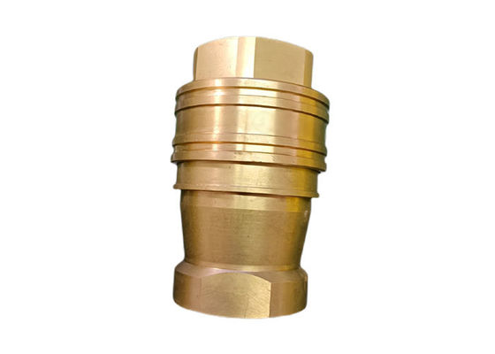 Hydraulic 800psi 2" Kuningan Quick Release Coupling Untuk Fluid