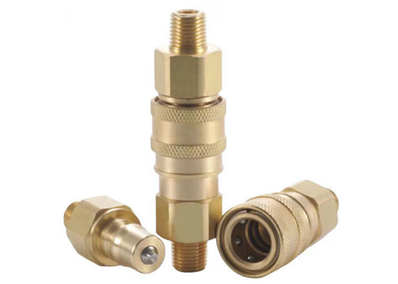 50GPM Pneumatic Hydraulic Quick Coupler 1000PSI NBR Seal