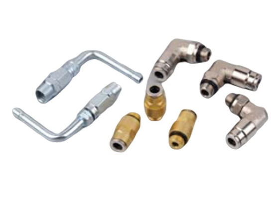 300bar Tekanan Tinggi Quick Coupler Push In Fittings Untuk Sistem Pelumasan