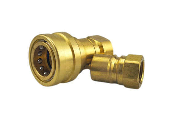 0.5' 'tekanan menengah Pneumatic Kuningan Quick Coupler