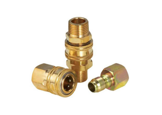 1/4 CNC Machining Kuningan Quick Coupler Kompatibel dengan Parkera Hansen St