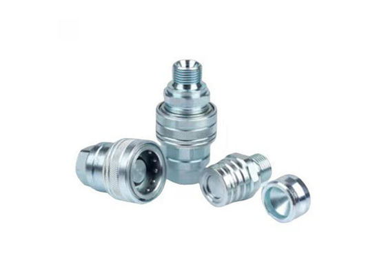 ISO 5676 Jenis Tutup Hidraulik Kopling Cepat Bahan Baja Karbon 3000PSI