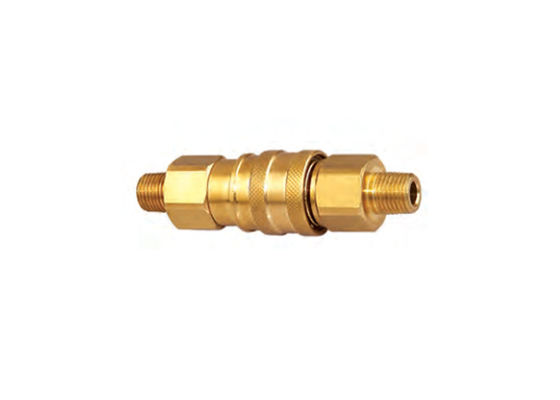 Kuningan Quick Coupler Benang NPT 1/4" 5/16" 3/8"1/2" Mesin CNC