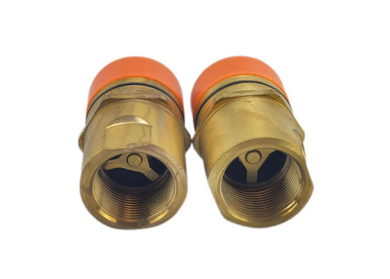 NBR Threaded Quick Connect, Kuningan Hydraulic Quick Connect Couplings