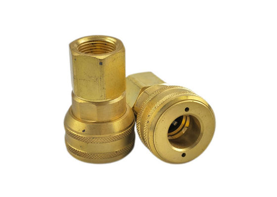 0.25 Inci Threaded Quick Connect, Kuningan Cepat Release Coupling
