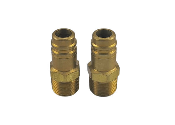 3/8 inci NBR Wanita Hidraulik Kuningan Quick Coupler