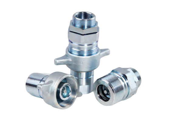 KZE-BC Thread Type Hydraulic Quick Coupling yang Digunakan pada Dump Tracks