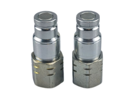 ISO 16028 Fitting Selang Hidraulik Wajah Datar Baja Karbon