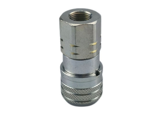 ISO 16028 Fitting Selang Hidraulik Wajah Datar Baja Karbon