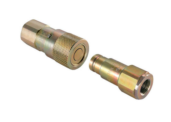 IATF16949 Steel Flat Face Coupler, 0,25' Flat Face Cepat Putus