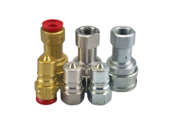 Peralatan pernapasan 10000psi Kuningan Ditutup Kopling