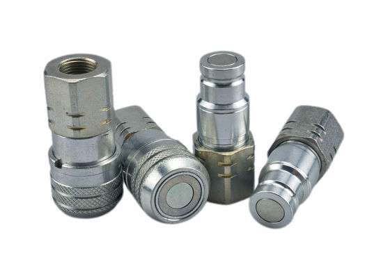 NPT IATF16949 0,5 Inch Flat Face Hydraulic Connectors