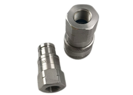 Stainless Steel ISO 16028 3/8' Flat Face Coupler