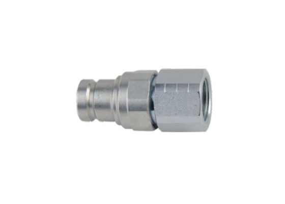 SS316 Hidraulik Flat Face Coupler NPT Thread Untuk Petrochemicals