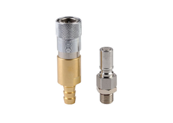 Flush Faced Type Shut Off Quick Coupling Untuk Injeksi Thermoplastic