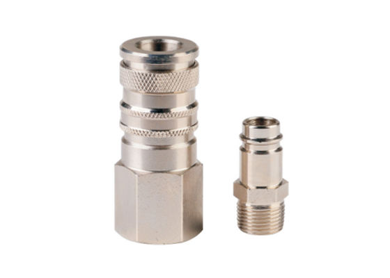 ISO B12 Standar Pneumatic Quick Couplings Type Shut Off