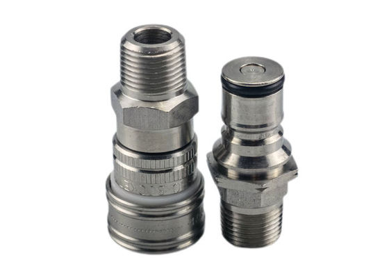 Berbagai Cairan Dan Gas Stainless Steel Quick Coupling