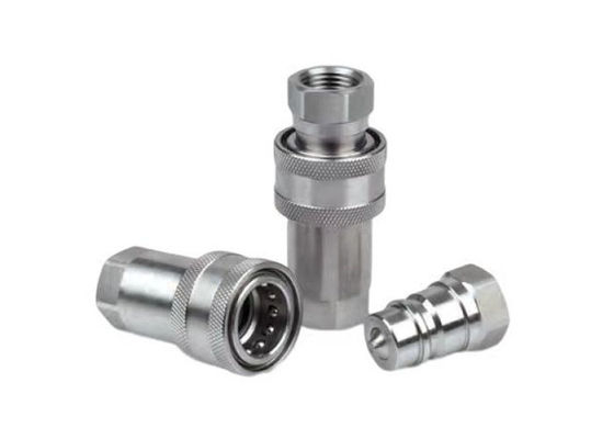 Close Type 316 Stainless Steel Quick Couplings Kompatibel untuk Pipa Minyak