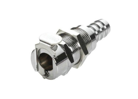 Panel Mount CPC Quick Connect Fitting Bentuk Pagoda Female Untuk Peralatan Medis