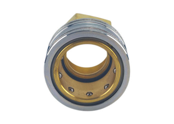 1-1/4 'Brass Non Valved Series Straight Through Coupler