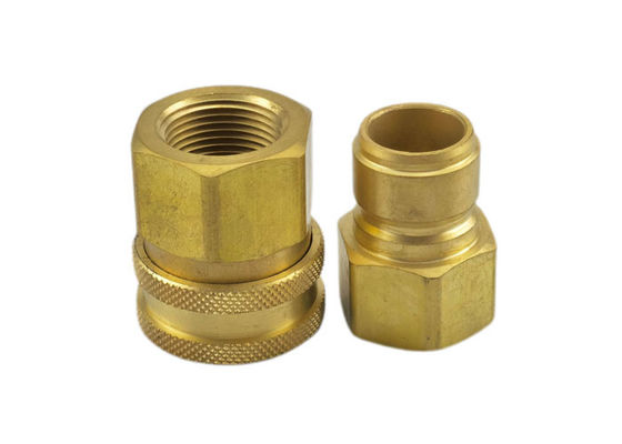 Sistem pipa air 1-1/2 'Brass Straight Coupling