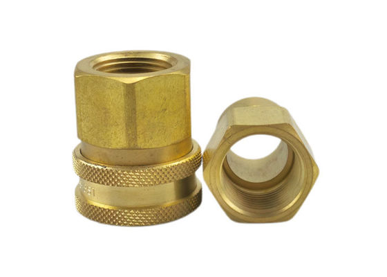 Sistem pipa air 1-1/2 'Brass Straight Coupling