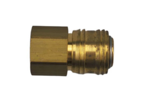1/4 'nominal Kuningan kompresi udara cepat melepaskan kopling Pneumatic Quick Coupling