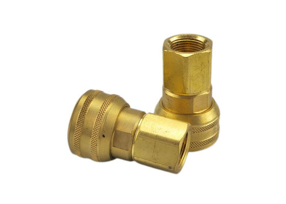1/4' Nominal Male End Connections Industrial Interchange Pin Lock Couplings Kuningan Pneumatic Quick Coupling