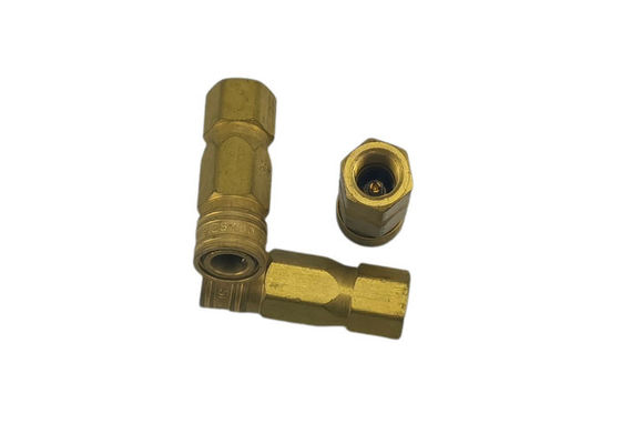 1/8 Penggunaan nominal dengan udara terkompresi, gas dan cairan Kuningan Pneumatic Quick Coupling