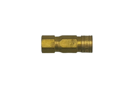 1/8 Penggunaan nominal dengan udara terkompresi, gas dan cairan Kuningan Pneumatic Quick Coupling