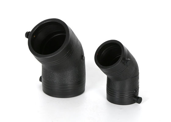 Adaptor siku 45 derajat PE HDPE untuk pipa