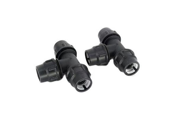 Irigasi HDPE PP PE Kompresi Fittings Pasokan air