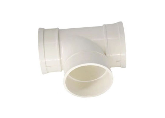 40 Fittings Pipa Tekanan Pvc Tee Polyvinyl Chloride Untuk Drainase