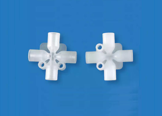 1/4 - 28UNF Thread Tee Konektor Plastik Adaptor Thread Wanita