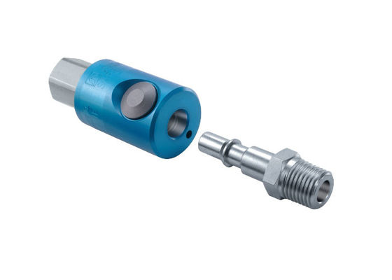 Aluminium Pabrik Industri Aman Pneumatic Quick Coupling
