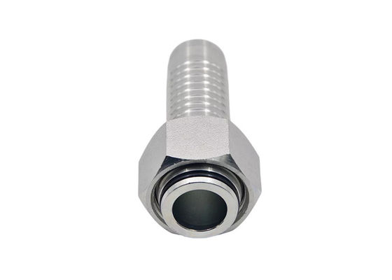 Adaptor hidraulik wanita tekanan tinggi metrik Fitting 24 derajat Cone O Ring