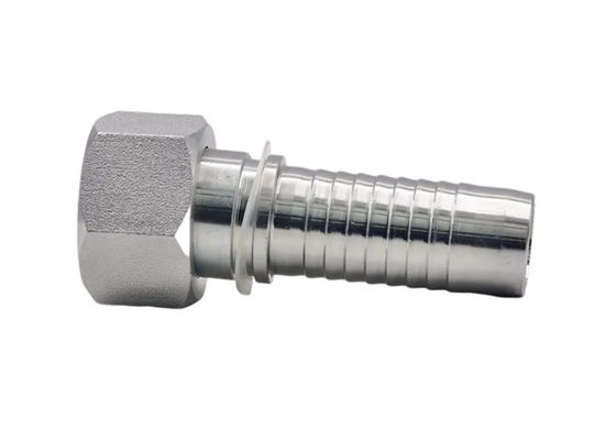 Adaptor hidraulik wanita tekanan tinggi metrik Fitting 24 derajat Cone O Ring