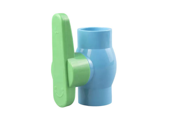 Plastik PVC Ball Valve ABS Handle Socket Untuk Pengendalian Air