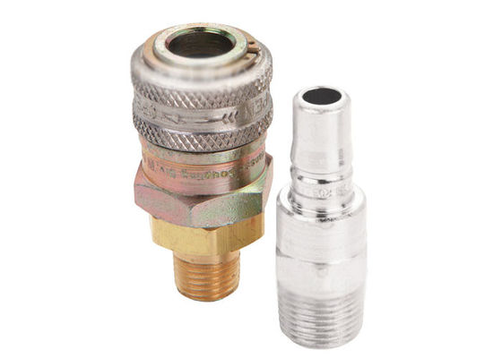 Shipyards 3/8 'Zinc Plated Steel Pneumatic Quick Connector