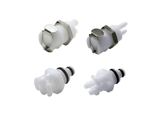Konektor BPK Seri PTC Twin Tube 1/16 ID Quick Connect Fluid Coupling
