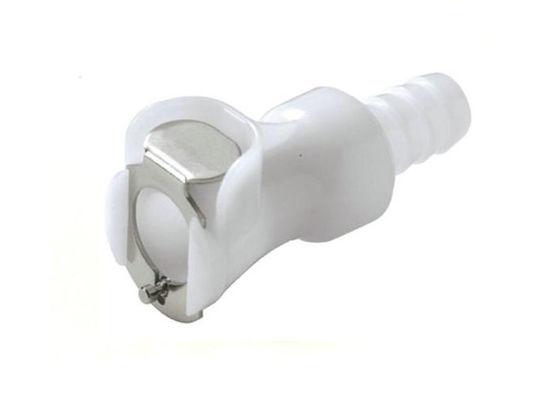 Male Acetal Fluid Coupling Quick Connector 1/4" In Line Hose Barb