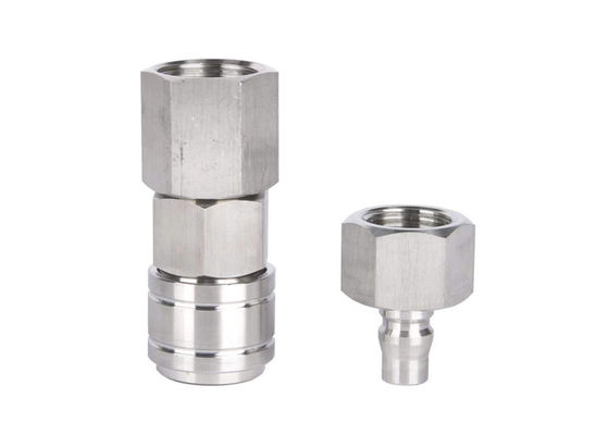 1.5Mpa tipe C Quick Connector Stainless Steel 304 Self Locking Connector
