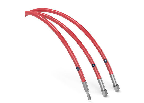 280MPa DN5 6 Lapisan Pipa Selang Hidraulik OEM ID 4.8mm Untuk Pembersihan Air